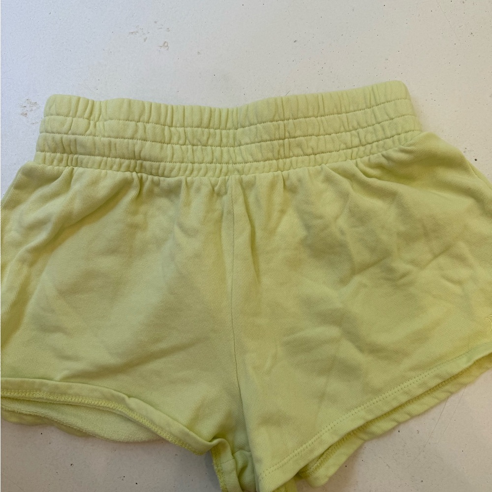 Z Supply Women's Athletic Shorts - Lime Yellow